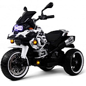 Детский электромотоцикл RiverToys М008БХ белый 1